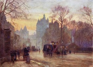 Knightsbridge (farge litho) av Herbert Menzies (after) Marshall