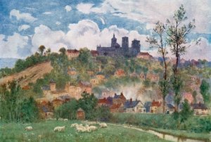 Laon, utsikt fra sletten av Herbert Menzies Marshall