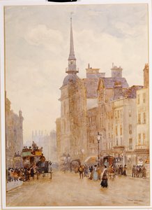Ser ned Ludgate Hill fra Steps of St. Paul