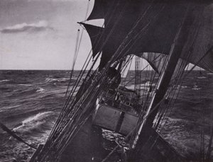 Hjemreise (s/hvitt bilde) av Herbert Ponting