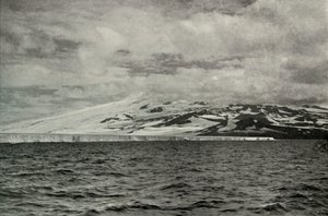 Barrieren og Mount Terror, c19101913, 1913 av Herbert Ponting