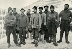 Depôt Laying og Western Parties on their Return to Cape Evans, 13. april 1911, 1913. av Herbert Ponting