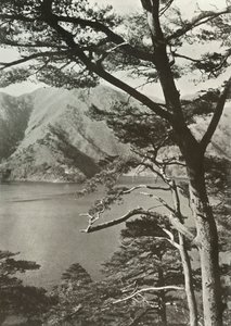 The Hotel Across The Lake, Shoji, 1910. av Herbert Ponting
