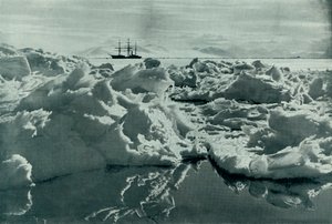 Terra Nova i McMurdo Sound, c19101913, 1913 av Herbert Ponting