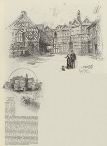 Moreton Hall i Cheshire av Herbert Railton