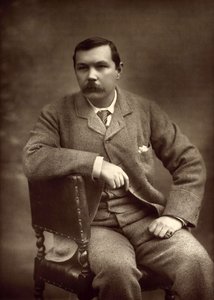 Portrett av Sir Arthur Conan Doyle 1859-1930, 1893.