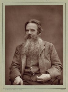Portrett av maleren William Holman Hunt 1827-1910, ca 1885.