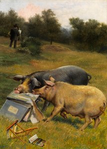 God smak (olje på lerret) av Herbert William Weekes