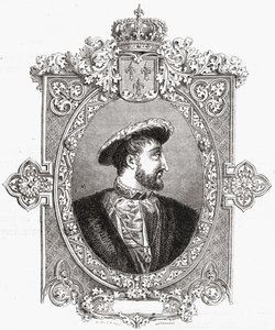 Francois I, gravert av Pannemaker-Ligny, fra 