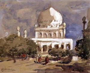 Golconda (akvarell, gouache på papir) av Hercules Brabazon Brabazon