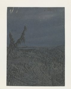 Landskap med et platå, en elv i det fjerne av Hercules Segers