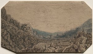 Omsluttet dal, ca. 1623-30.