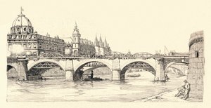 Arbeider på den gamle Pont Notre-Dame, 1913 1915