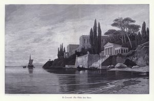 The Villa of Nero (gravering) av Herman David Salomon Corrodi