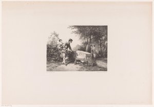 To par i en park av Herman Frederik Carel ten Kate