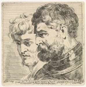 Studie av to hoder av Herman Gillis