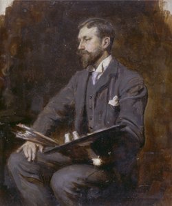 Mulig selvportrett, ca. 1890-1900 av Herman Gustave Herkomer