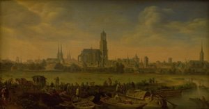 Utsikt over Utrecht av Herman Saftleven