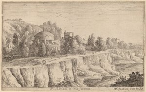 San Adrians kirke på Via Flaminia av Herman van Swanevelt