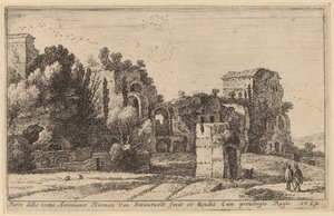 The Baths of Caracalla av Herman van Swanevelt