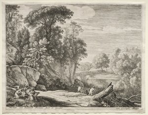 The Flight into Egypt: The Donkey Led to the River.