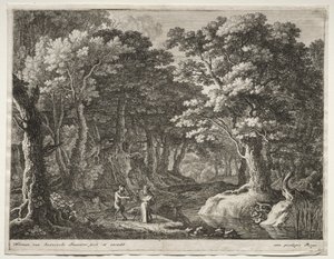 The Penitents: The Temptation of St. Anthony av Herman van Swanevelt