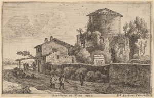 Grav på Via Appia av Herman van Swanevelt