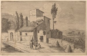 Utsikt over et kloster av Herman van Swanevelt