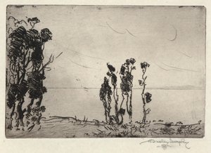 Strandlandskap av Hermann Dudley Murphy