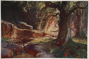 Fafner i hulen sin, 1906