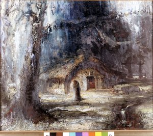 La maison des Ondines. dekor for operaen "" l