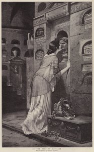 Ved graven til Catullus (gravering)