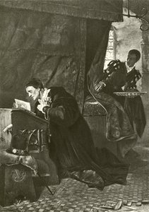 Louis XI og Oliver Le Dain (gravering)