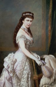 Elizabeth av Bayern (1837–98), kone til Franz Joseph I av Østerrike (1830–1916) av Hermann Nigg