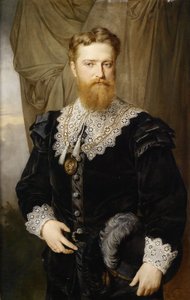 Portrett av Karl Lueger 1844-1910 i historisk drakt, 1876 av Hermann Nigg