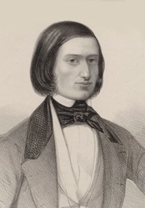 Portrett av Jacques Offenbach 1819-1880, 1846. av Hermann Raunheim