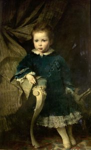 Portrett av et barn, 1874 av Hermann Schneider