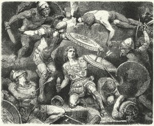Alexander den stores liv i fare av Hermann Vogel