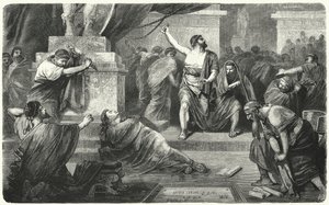Brutus over kroppen til Julius Caesar, 44 f.Kr av Hermann Vogel