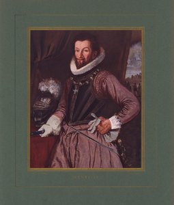 Henry IV, konge av Frankrike (farge litho) av Hermann Vogel