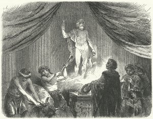 Romerne fremfører et offer til guden Jupiter av Hermann Vogel
