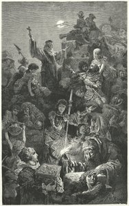 Beleiring av den venetianske byen Nicosia av osmanerne, 1570 av Hermann Vogel
