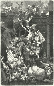 Vandalene angriper Roma, 455 av Hermann Vogel