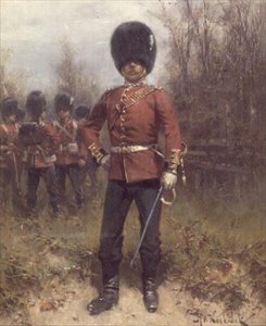 Portrett av en offiser fra Grenadier Guards