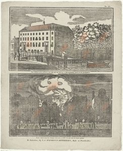 Fengselet i Amsterdam og et brennende kanalhus