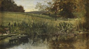 Ved elvebredden, 1869 av Heywood Hardy