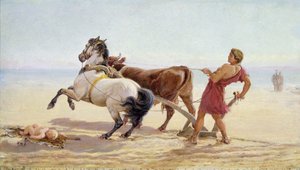 Ulysses pløyer sanden på havet