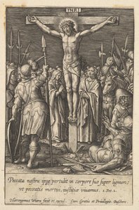 Kristus korsfestet, før 1619.