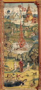 The Garden of Earthly Delights. ca. 1560 (teppe) av Hieronymus (after) Bosch