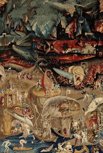 The Garden of Earthly Delights. ca. 1560 (teppe) av Hieronymus (after) Bosch
